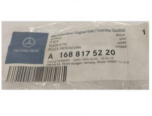 Emblema Lateral Classic Mercedes Benz Classe A  A1688175220