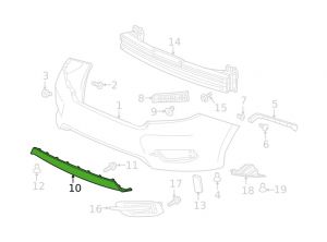 Moldura Aplique Inferior Para-choque Tras Honda City 71502tm0t