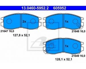 Pastilha de Freio Dianteira Mitsubishi Lancer Eclipse Galant 