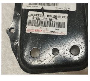 Travessa Suspensão Motor Toyota Corolla 2012 a 2019  5120402110